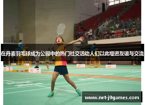 在丹麦羽毛球成为公园中的热门社交活动人们以此增进友谊与交流