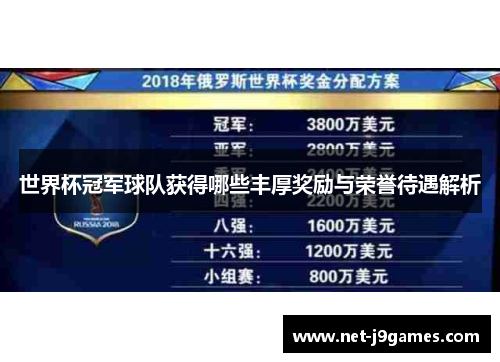 世界杯冠军球队获得哪些丰厚奖励与荣誉待遇解析