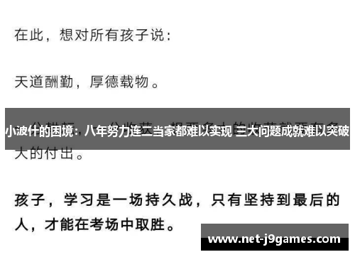 小波什的困境：八年努力连二当家都难以实现 三大问题成就难以突破